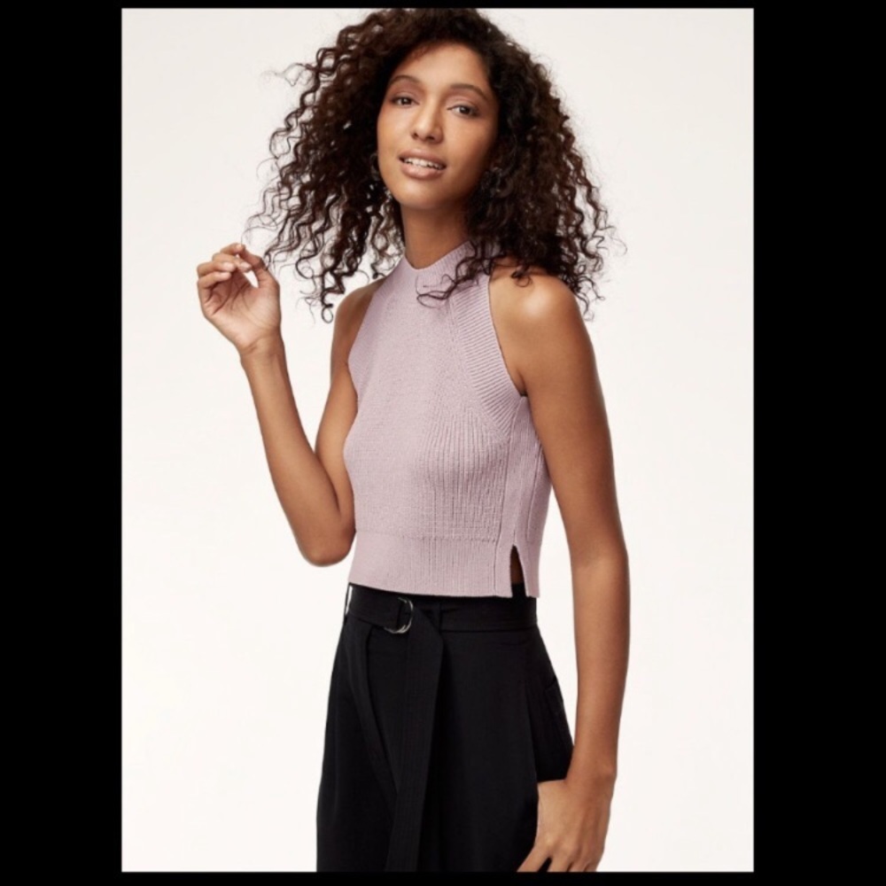 Wilfred Crevier top in Lilac Fog